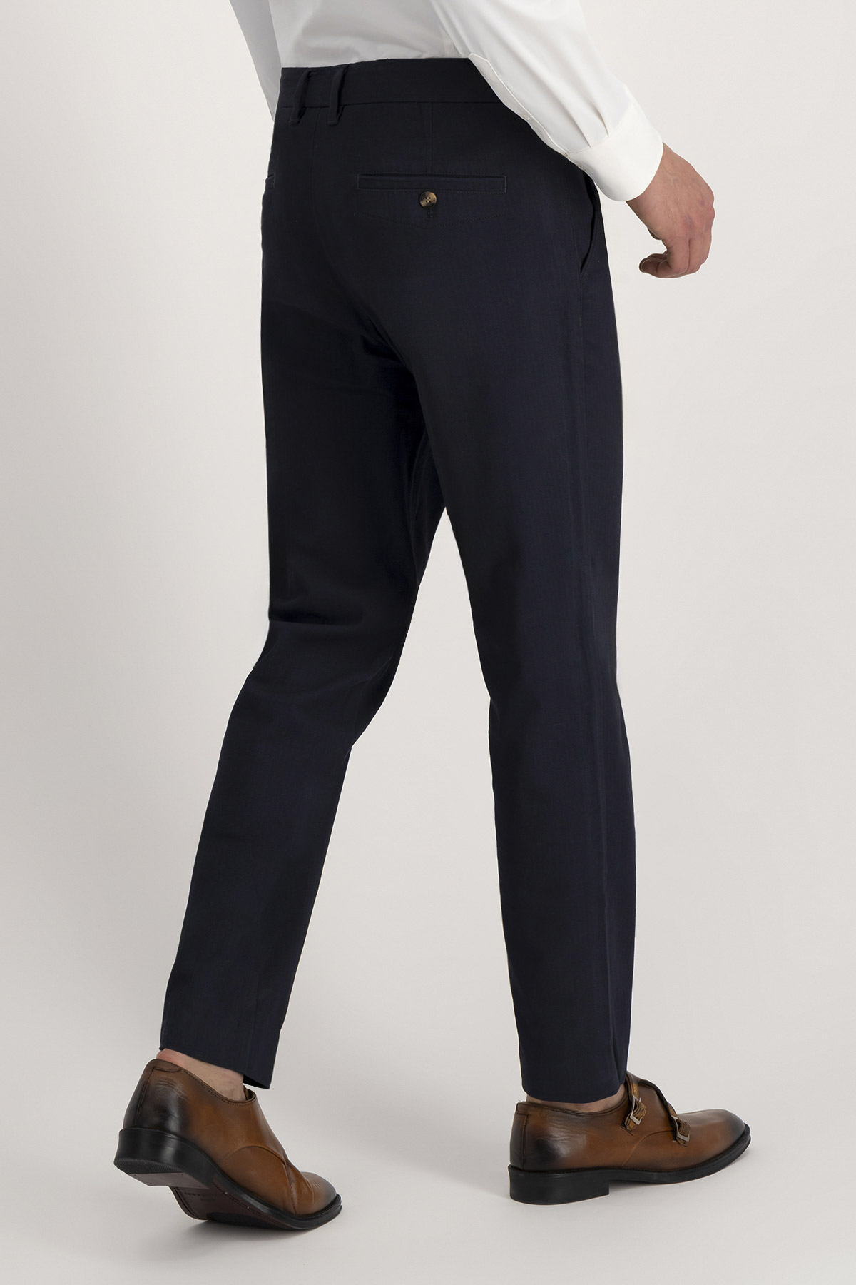 Pantalón Casual Roberts Azul Marino Contemporary Fit