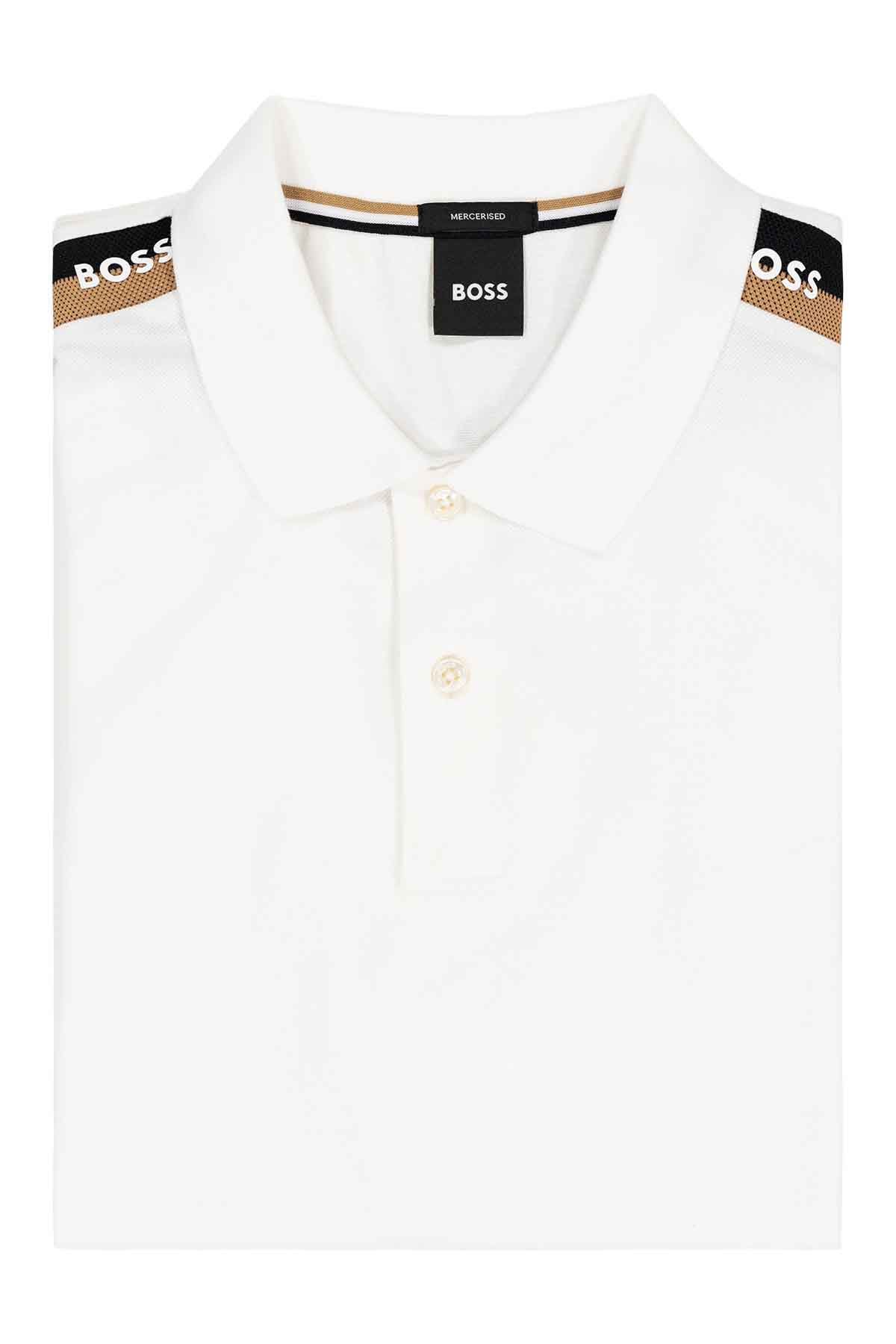 Playera Hugo Boss Regular Fit Blanco