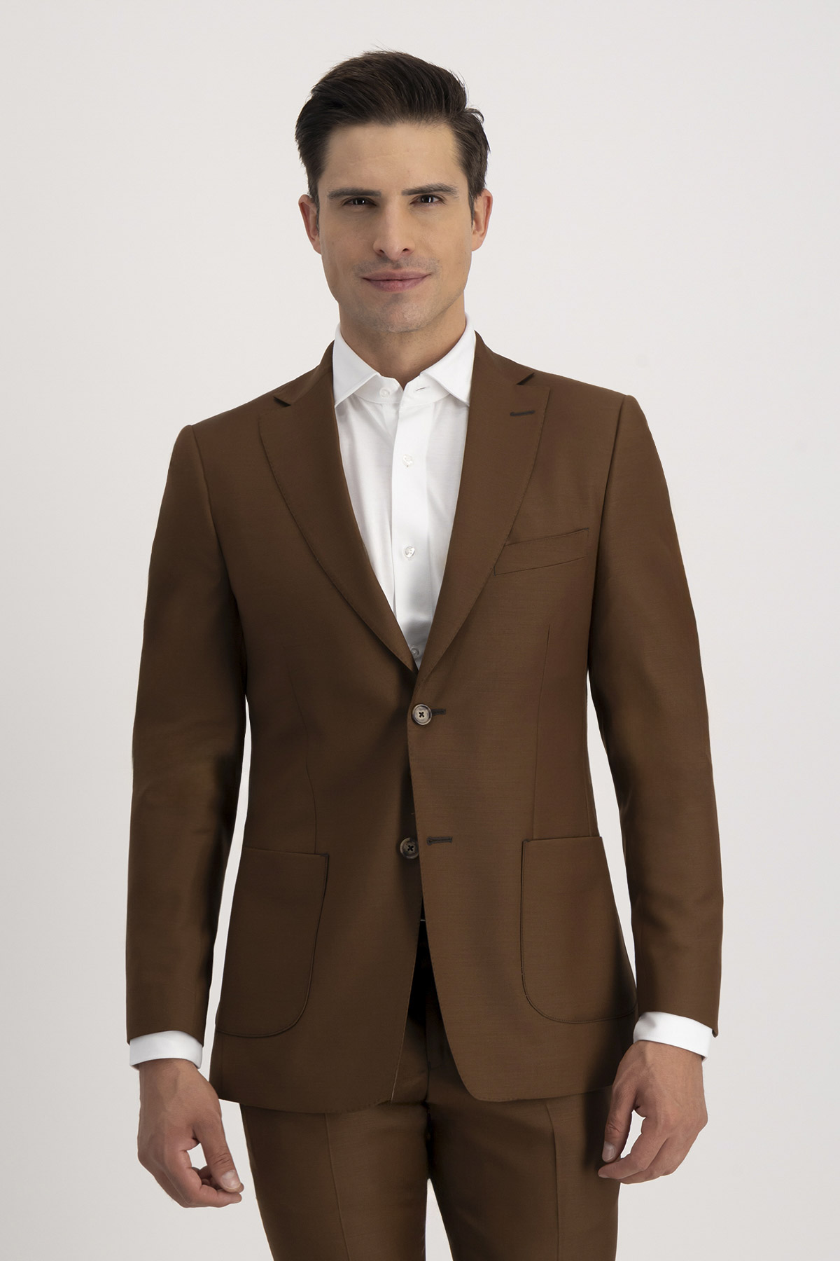 Traje Café Canela Roberts Red Slim Fit