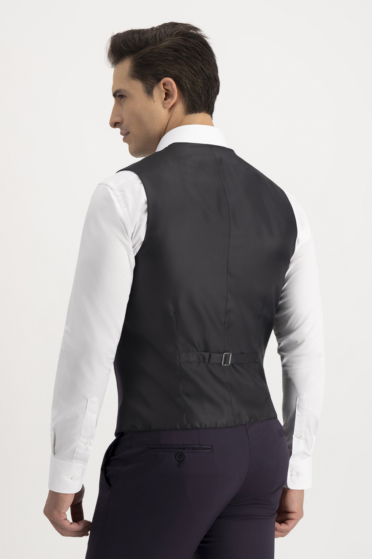 Traje Trío Slim Fit Azul Morado