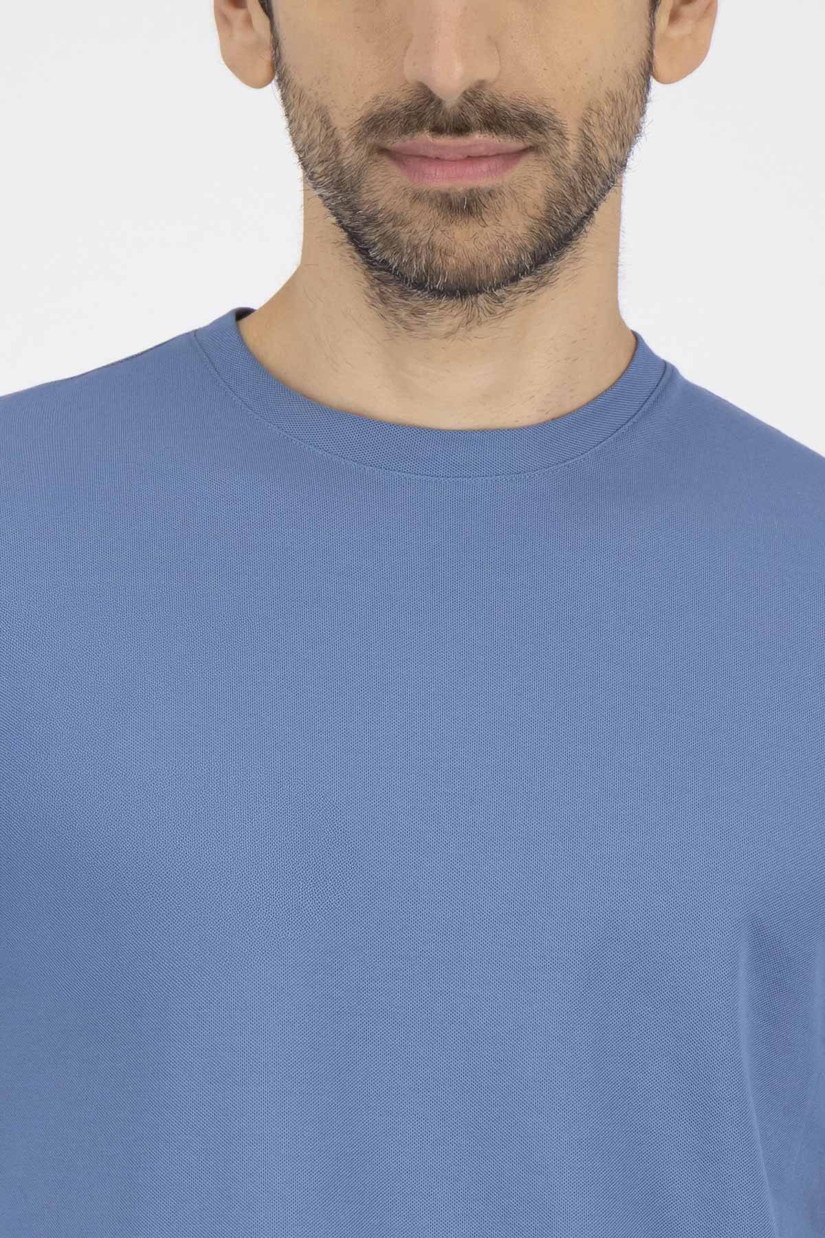 Playera EZ Care Technology Contemporary Fit Azul Claro