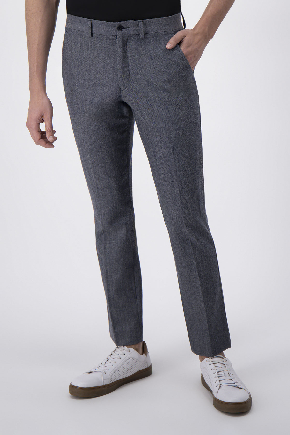 Pantalón Formal Calderoni Azul Marino Slim Fit