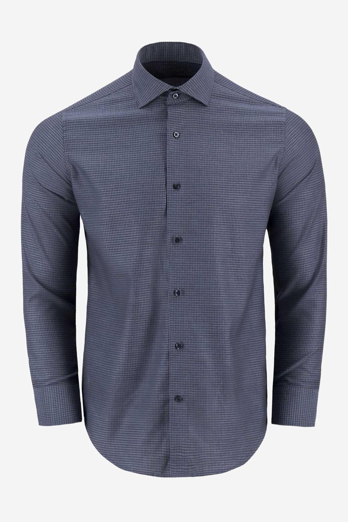 Camisa Formal Incanto Notturno Contemporary Fit Azul