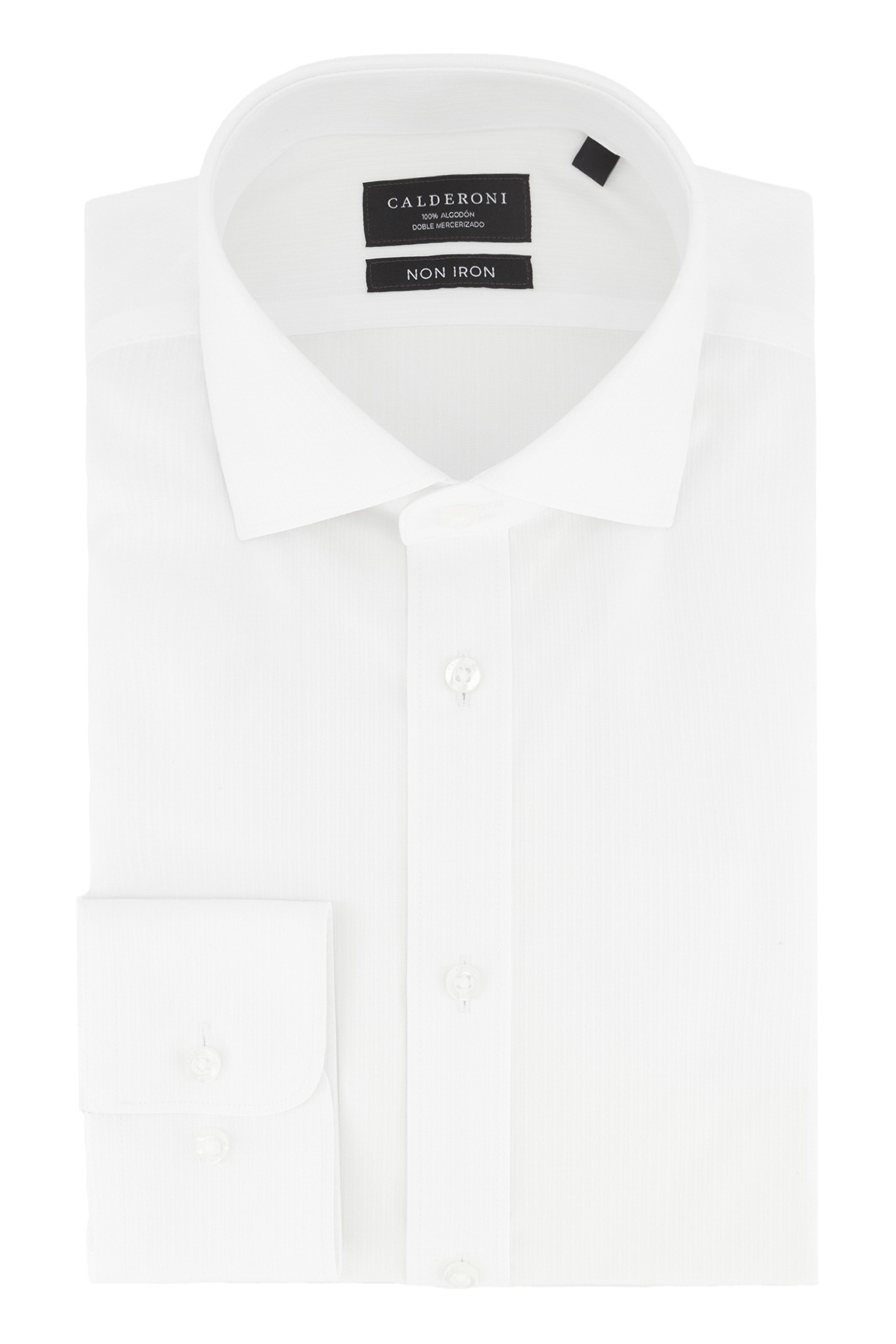 Camisa Formal NON IRON Calderoni Blanco Contemporary Fit