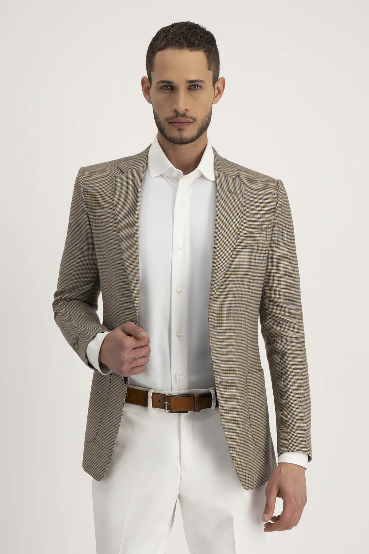 Saco Roberts Beige Slim Fit