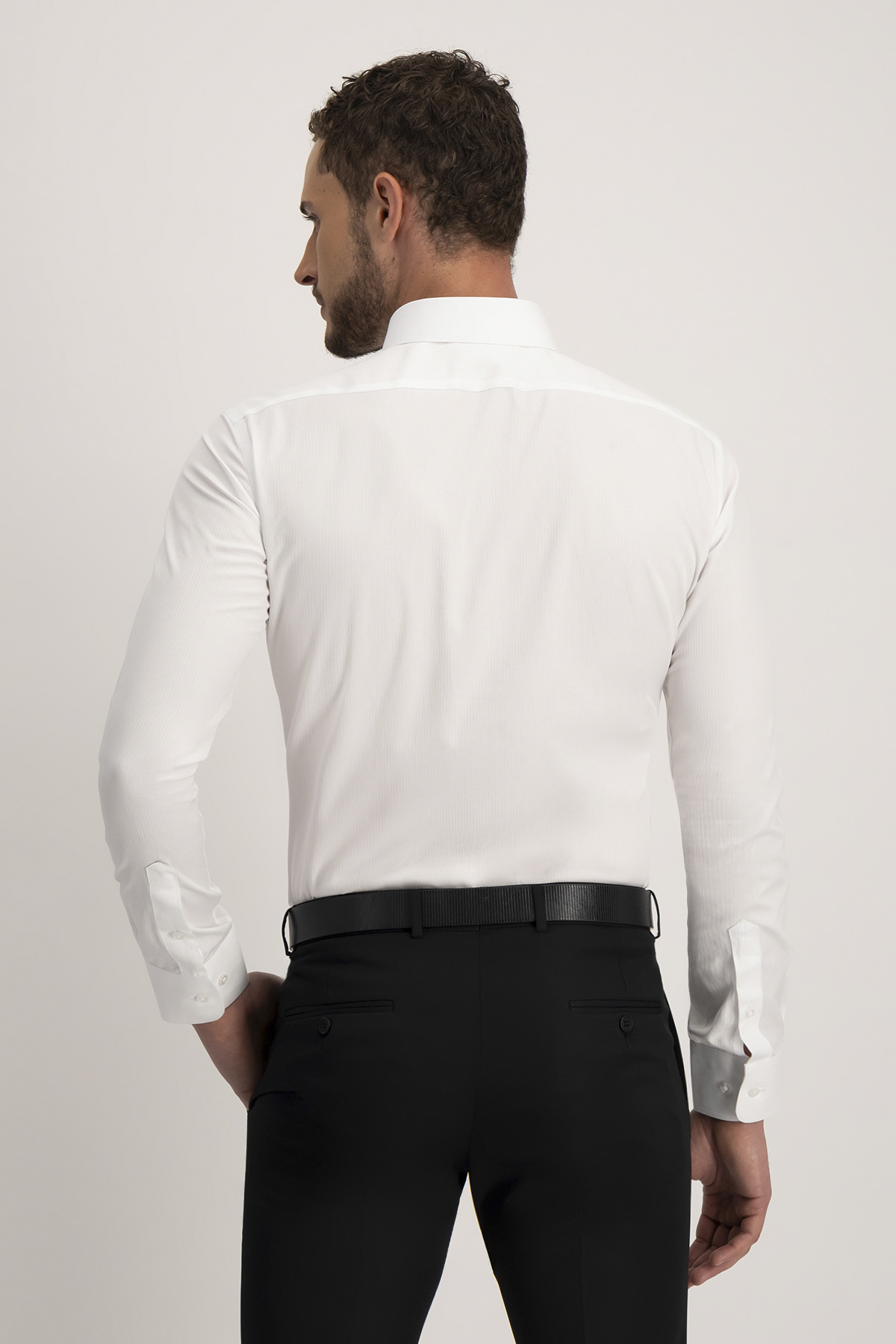 Camisa Formal NON IRON Calderoni Blanco Contemporary Fit