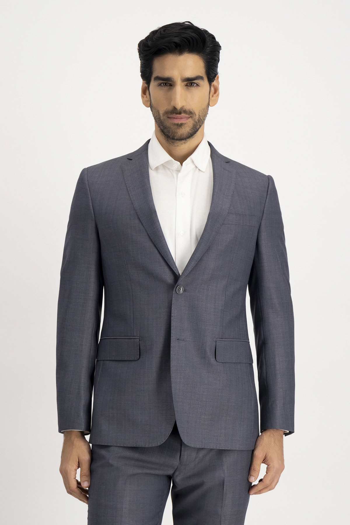 Traje Slim Fit Gris