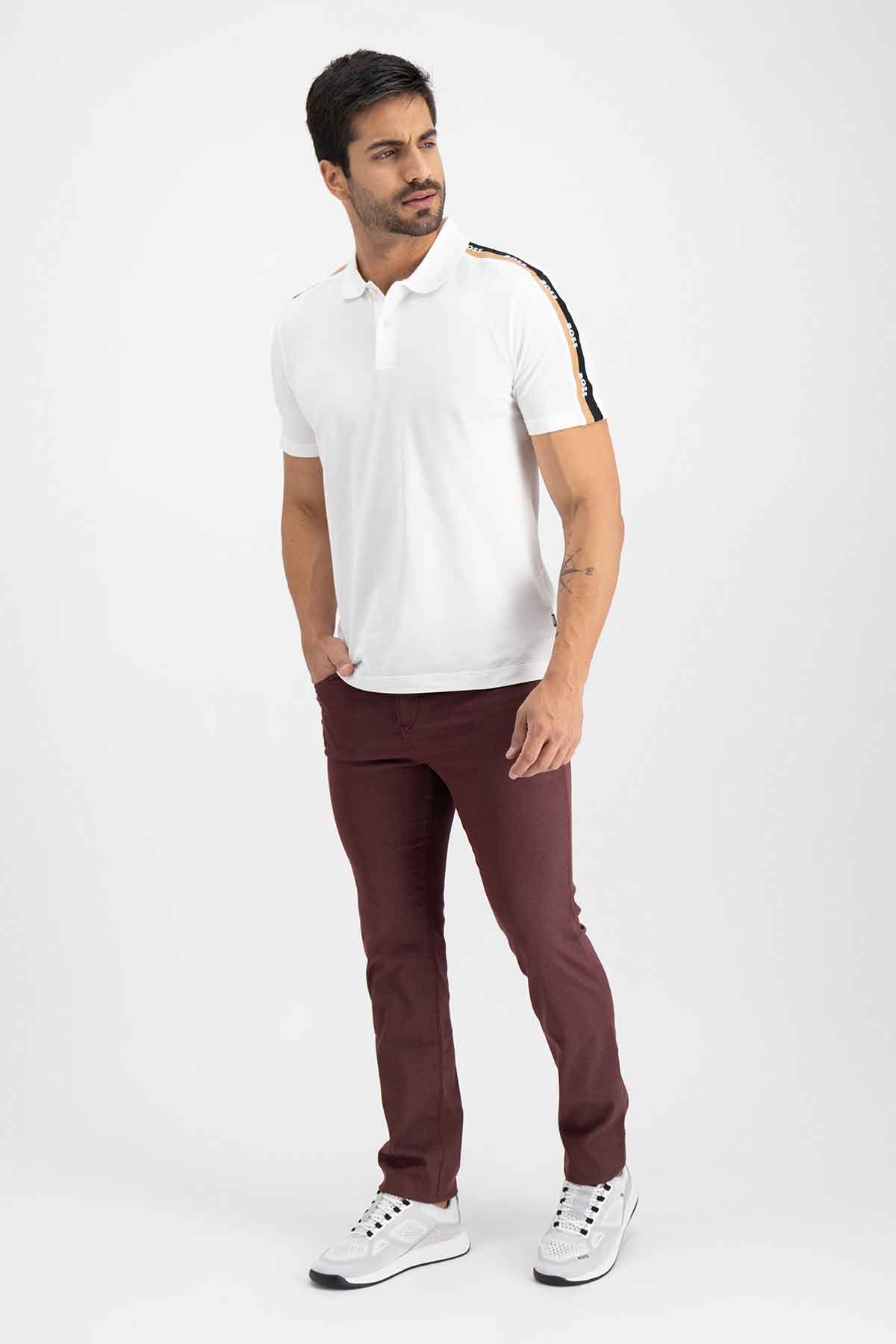 Playera Hugo Boss Regular Fit Blanco