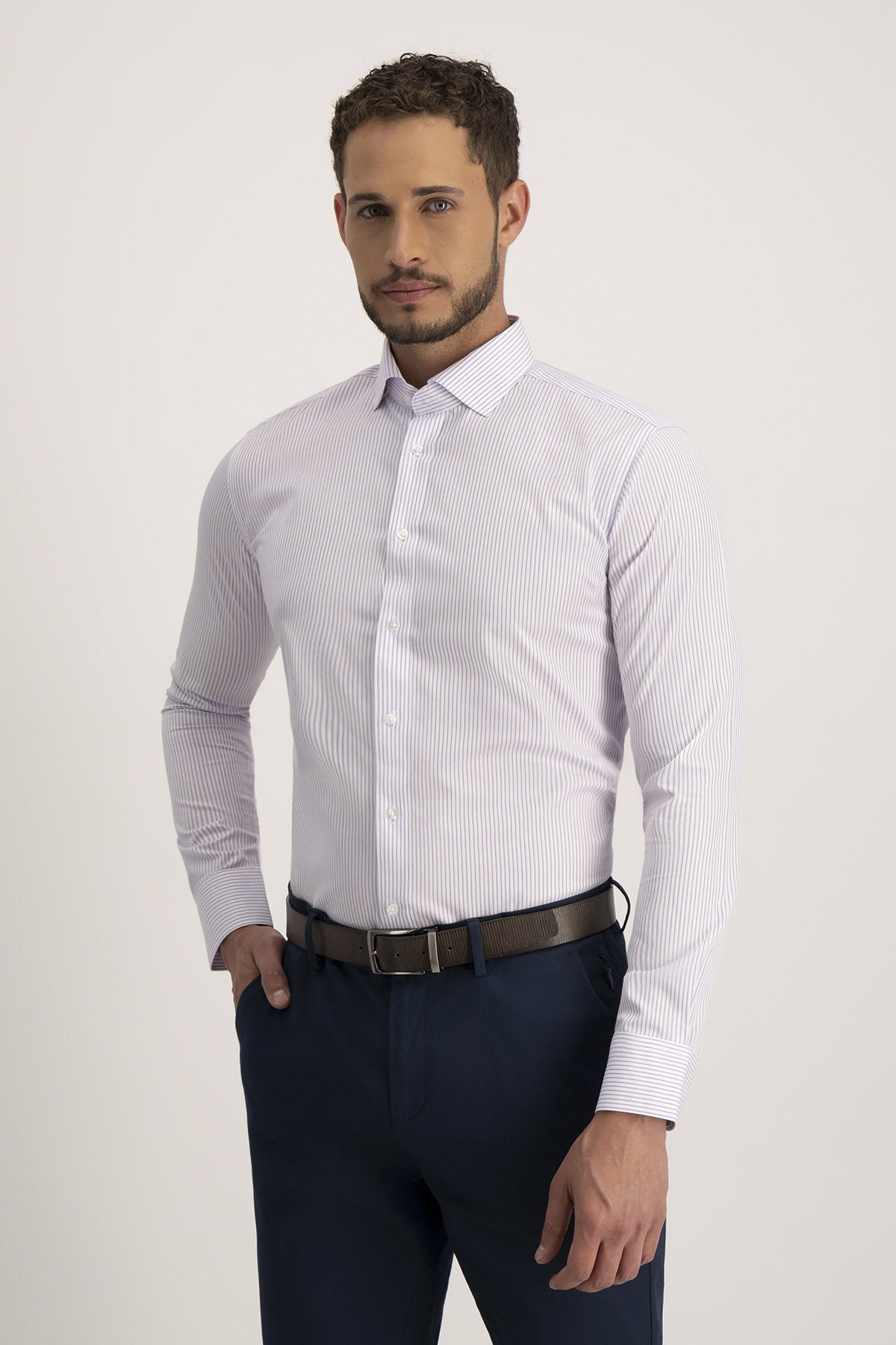 Camisa Formal NON IRON Lila Contemporary Fit