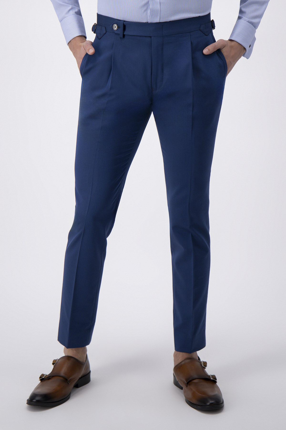 Pantalón Formal Calderoni Azul Marino Slim Fit