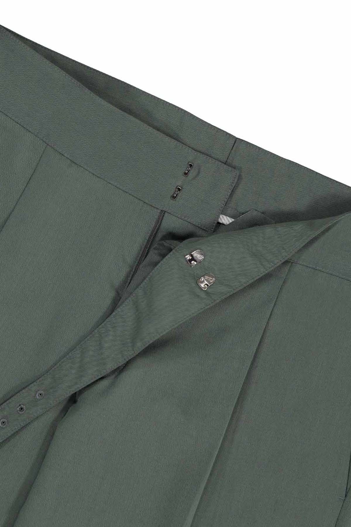 Pantalón Formal Calderoni Verde Slim Fit