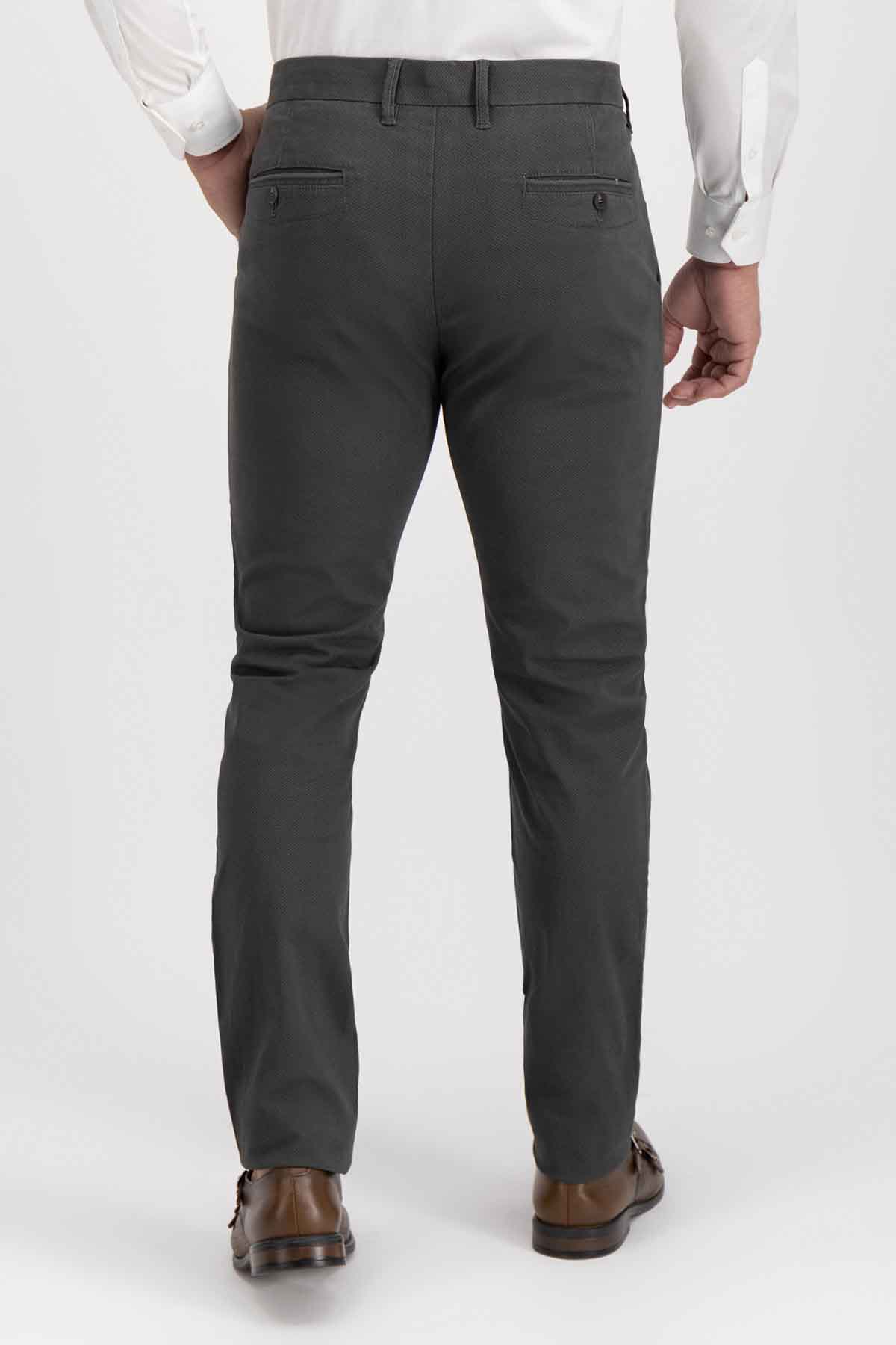 Pantalón Chino Roberts Gris Regular Fit