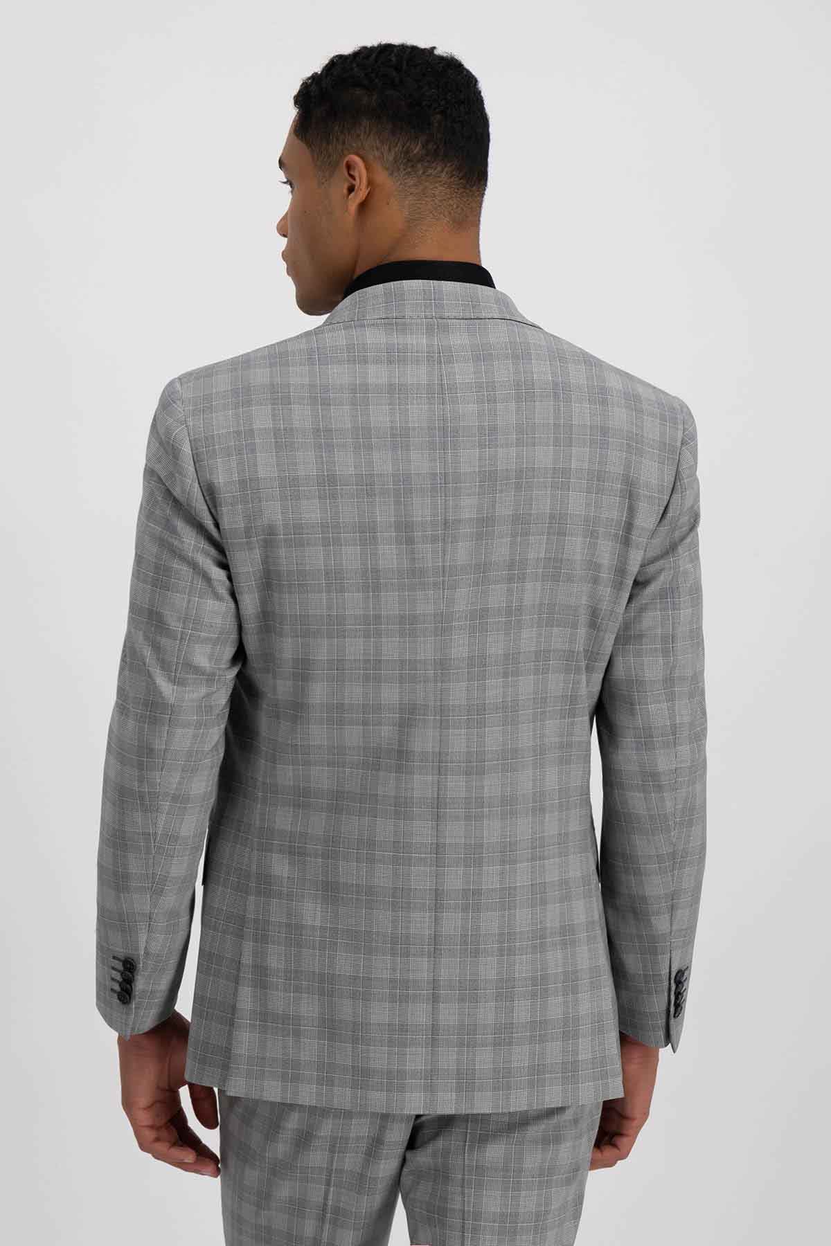 Traje Gris Calderoni Slim Fit