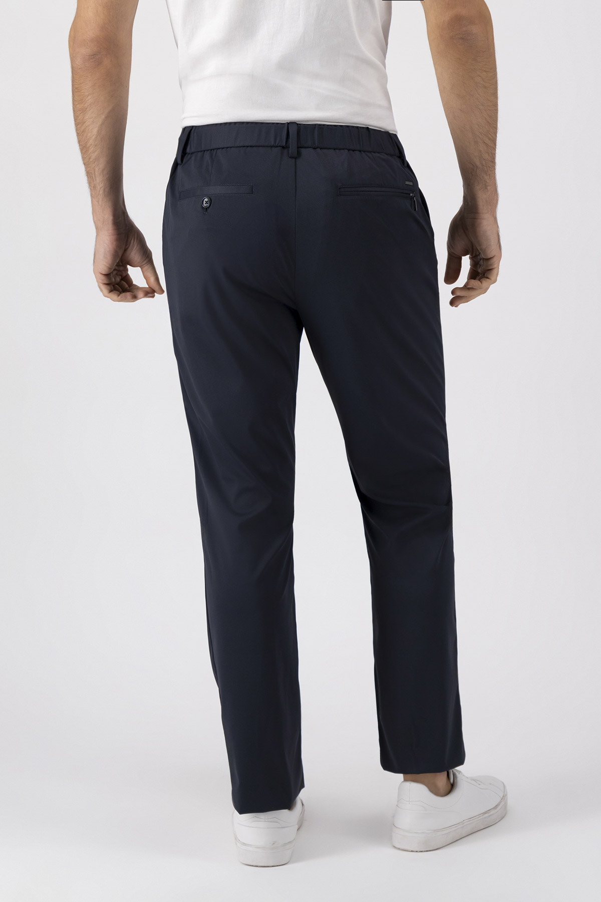 Pantalón Casual Anatomic Technology Slim Fit Azul Marino