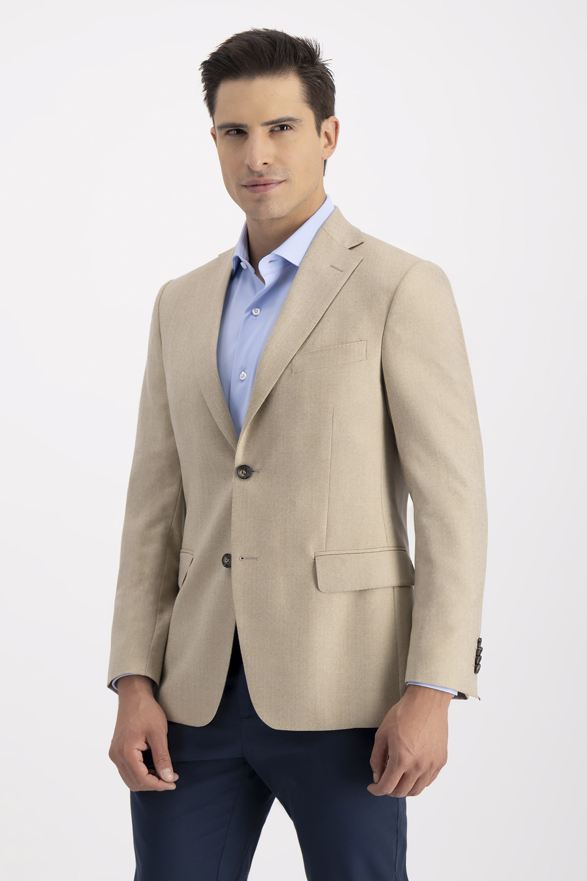 Saco Roberts Beige Slim Fit