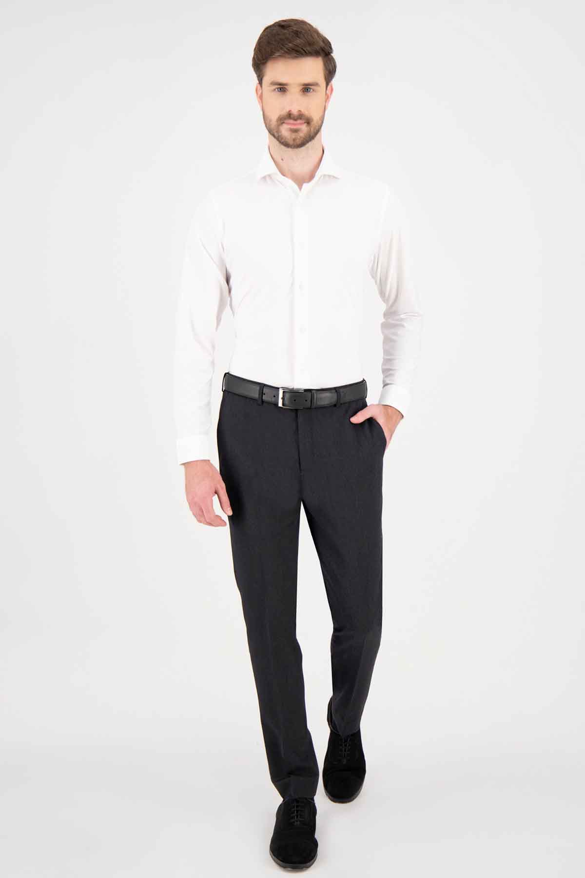 Pantalón Roberts Slim fit color Gris oxford