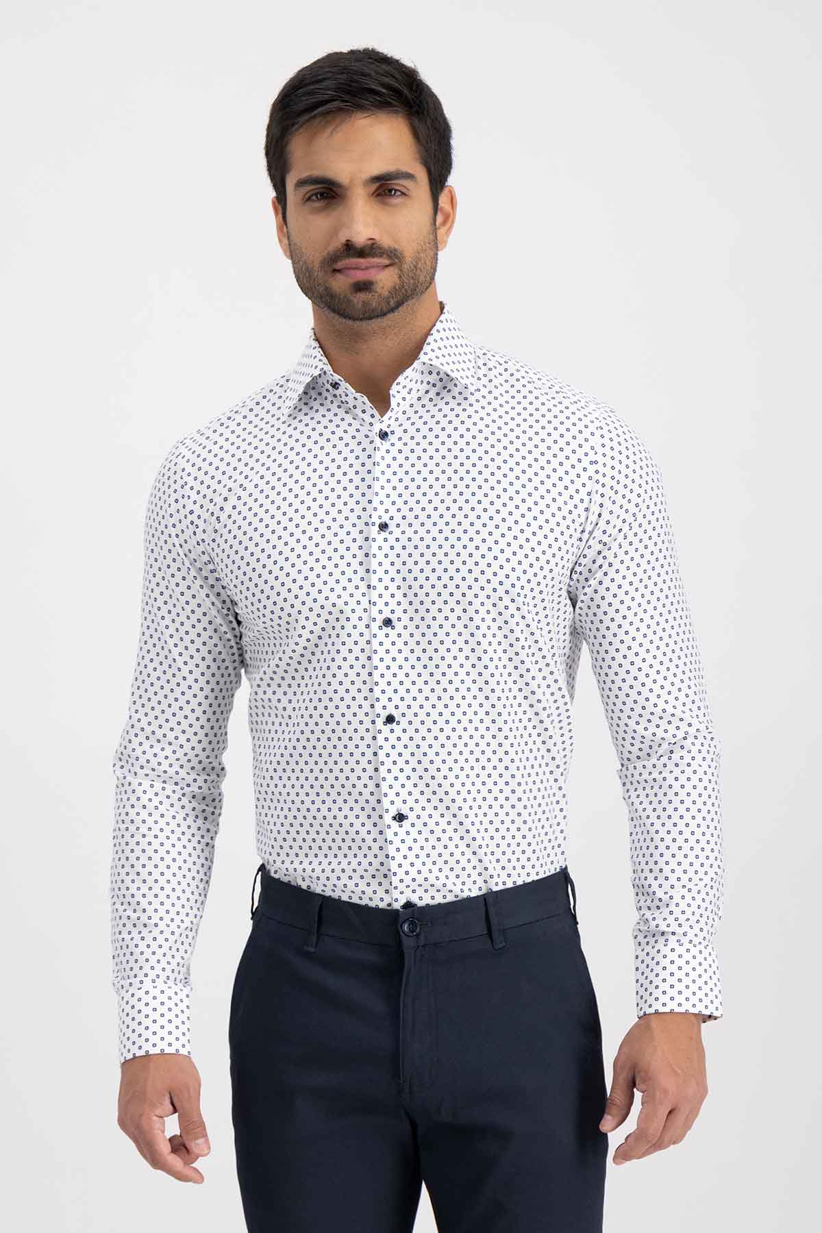 Camisa Boss Formal Blanca Regular Fit