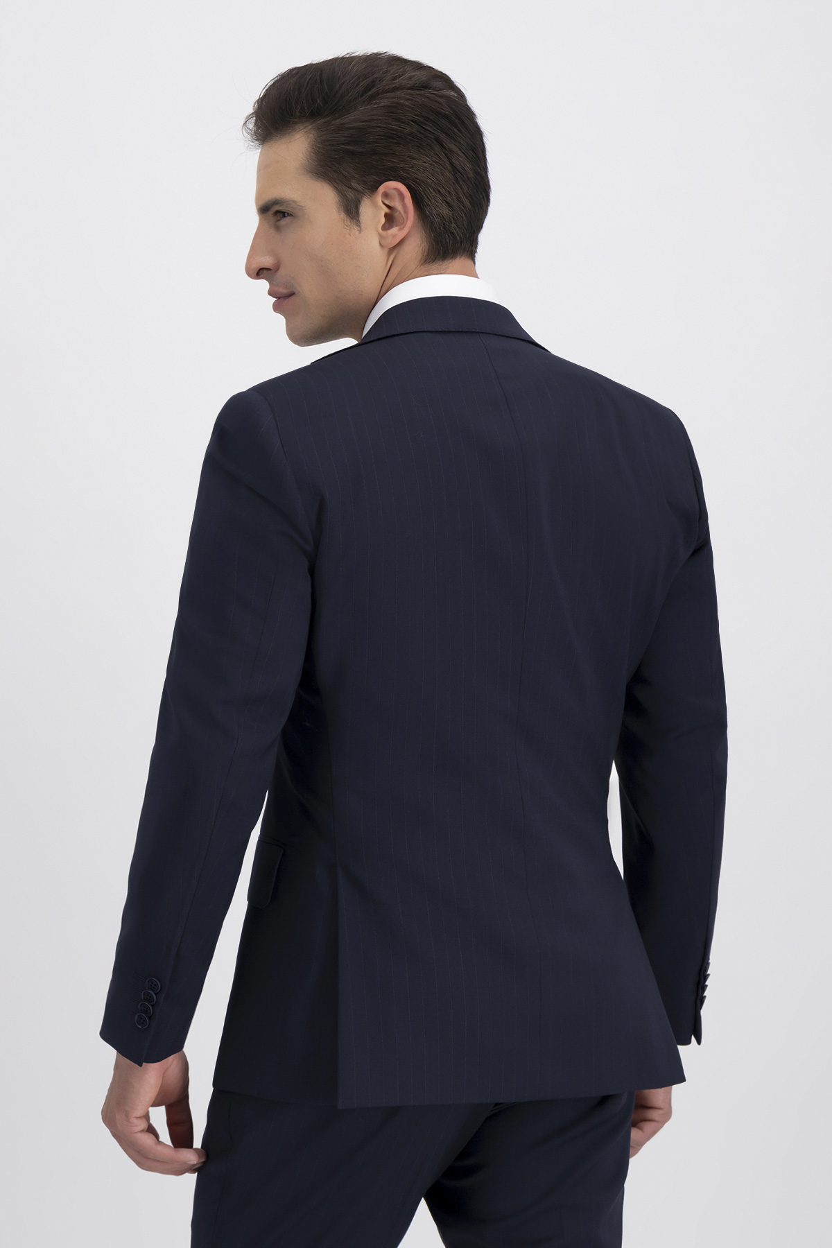 Traje Trío Slim Fit Azul Marino