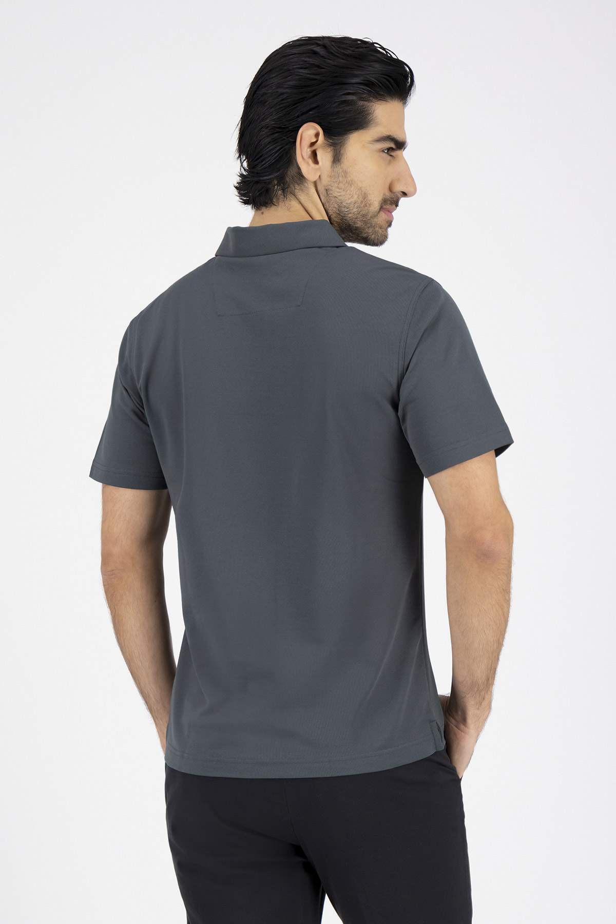 Playera Tipo Polo EZ Care Technology Contemporary Fit Verde