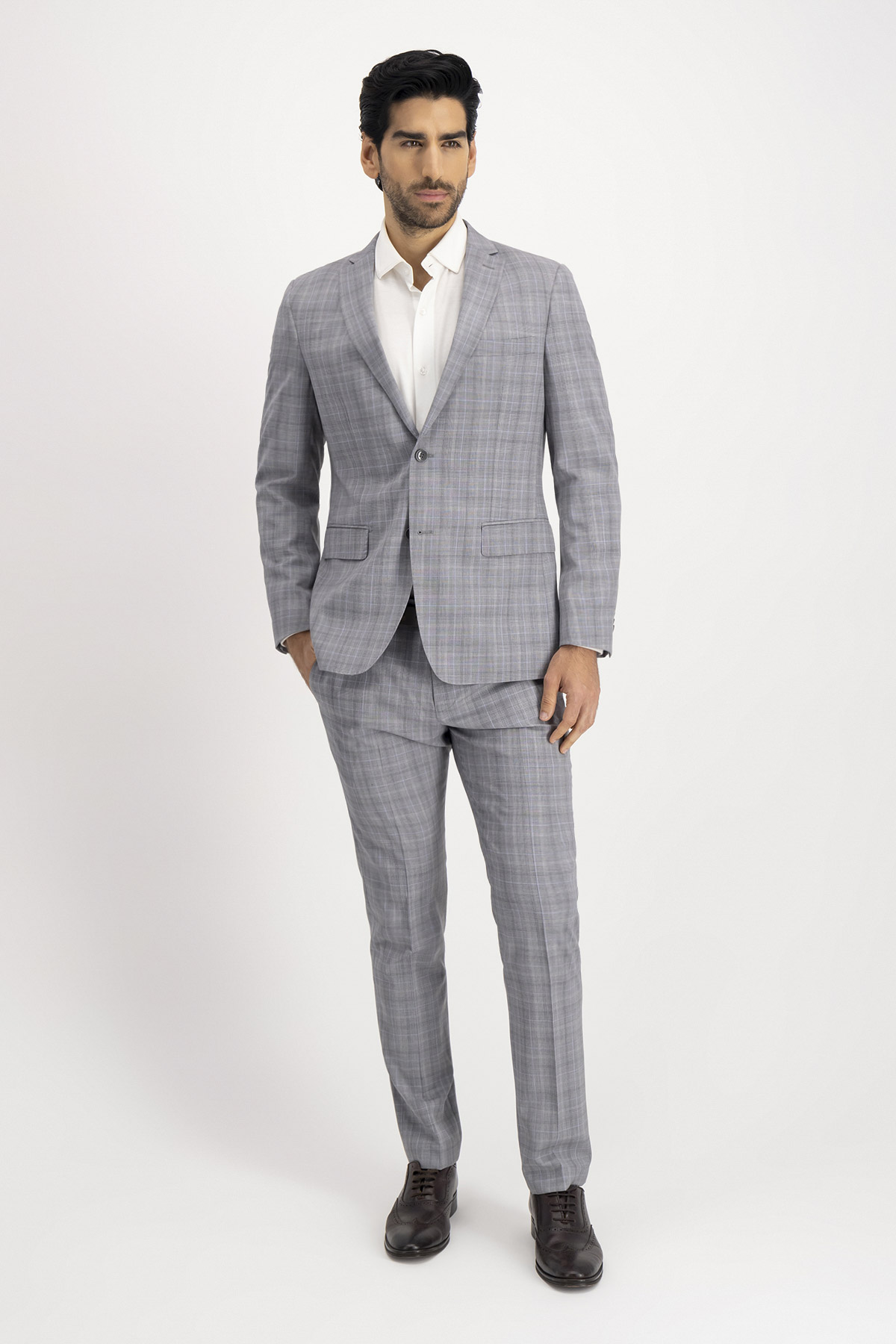 Traje Slim Fit Gris