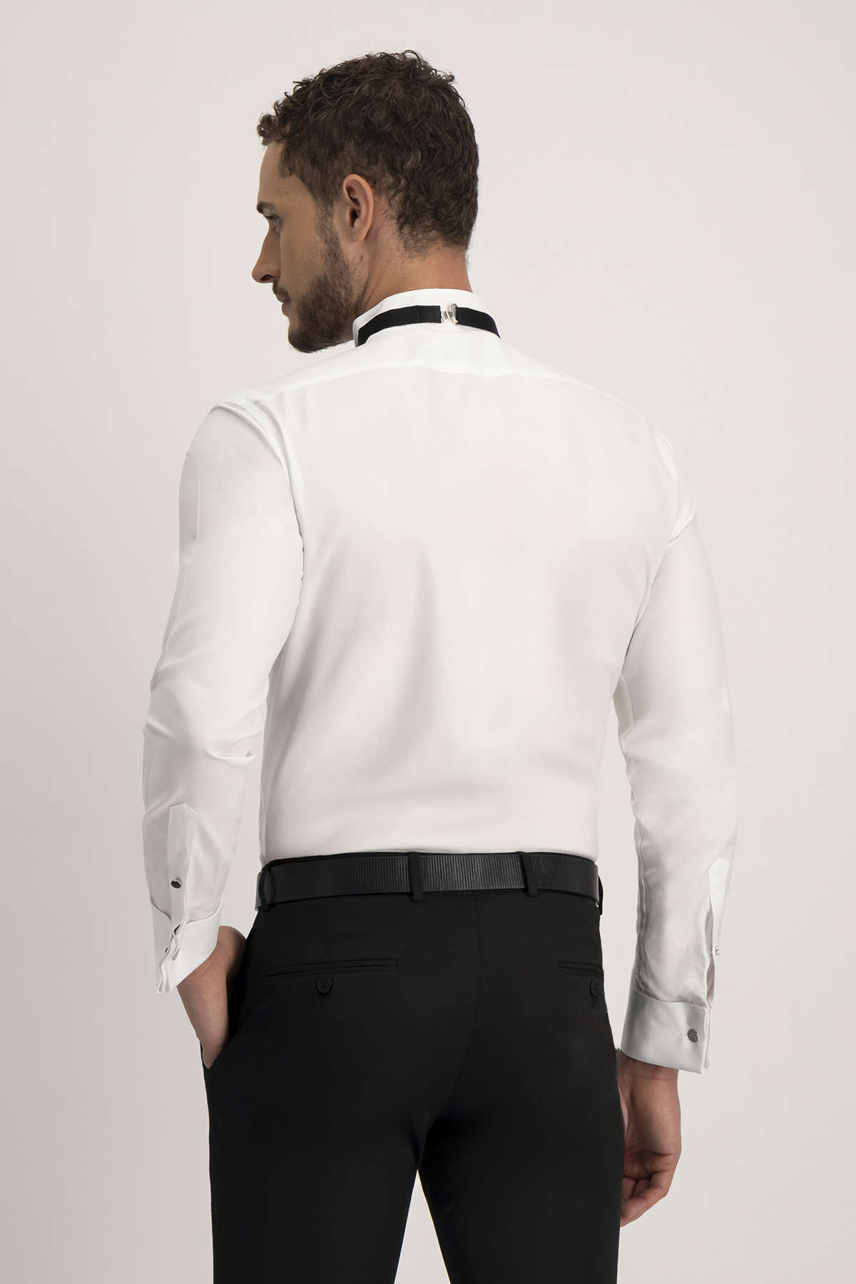 Camisa Formal NON IRON Calderoni Blanco Contemporary Fit